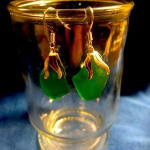 Beach Glass Earrings